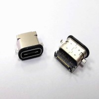 24pin IP7 Waterproof 3.1 USB Type C Connector PCB USB Connector Types Chart USB C Type Socket Connector